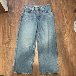 Madewell Blue Flare & Wide Leg Jeans